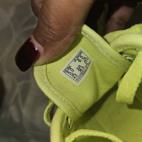 Vans authentic ice cream glitter with cone texture sole beach casual size 6.5 - Picture 8 of 8